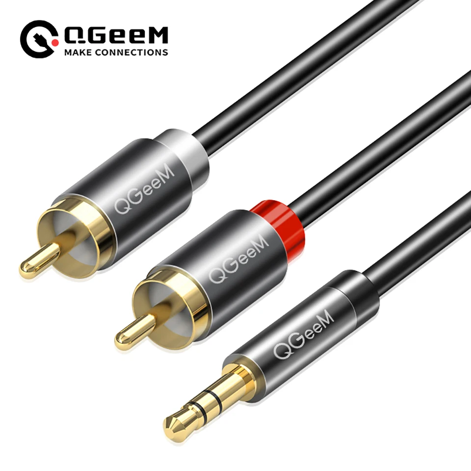 Home Improvement Dvd - Kabel RCA QGeeM 2RCA ke 3.5mm,