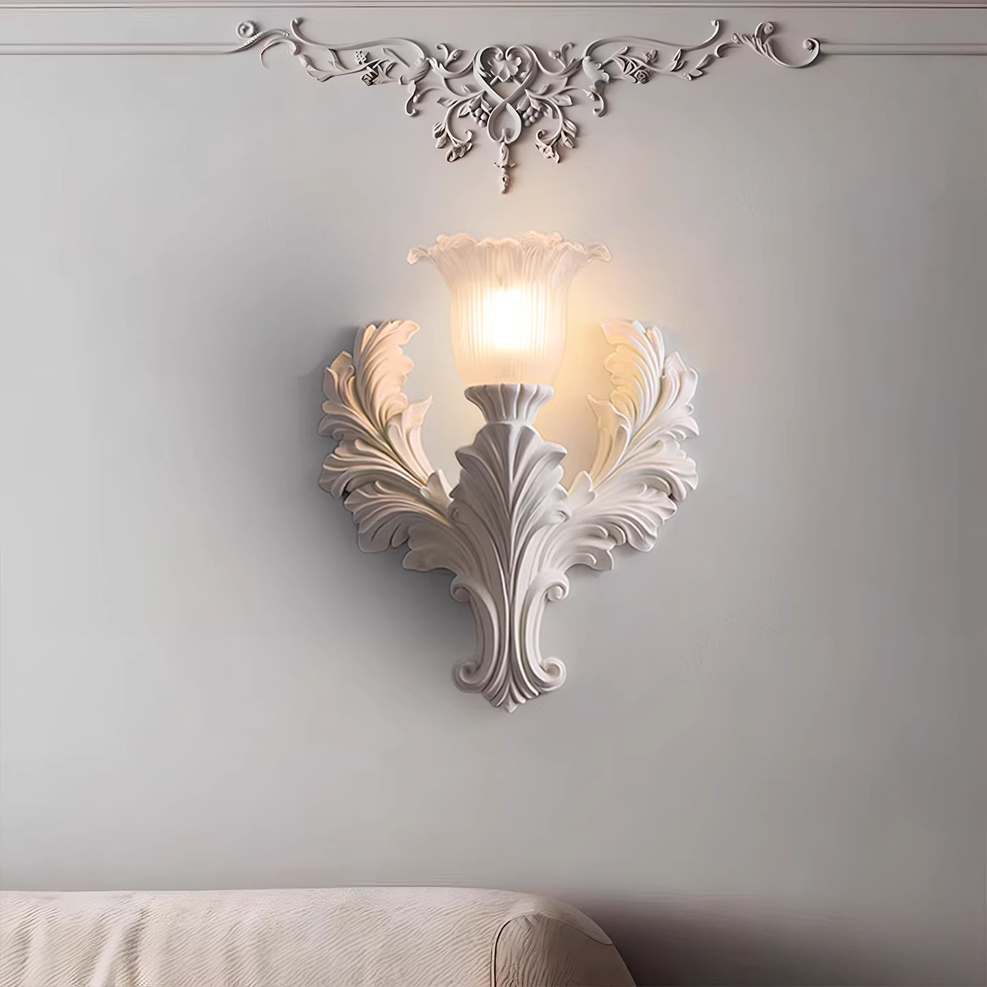 Home Improvement Background - Lampu dinding ukiran bunga untuk latar