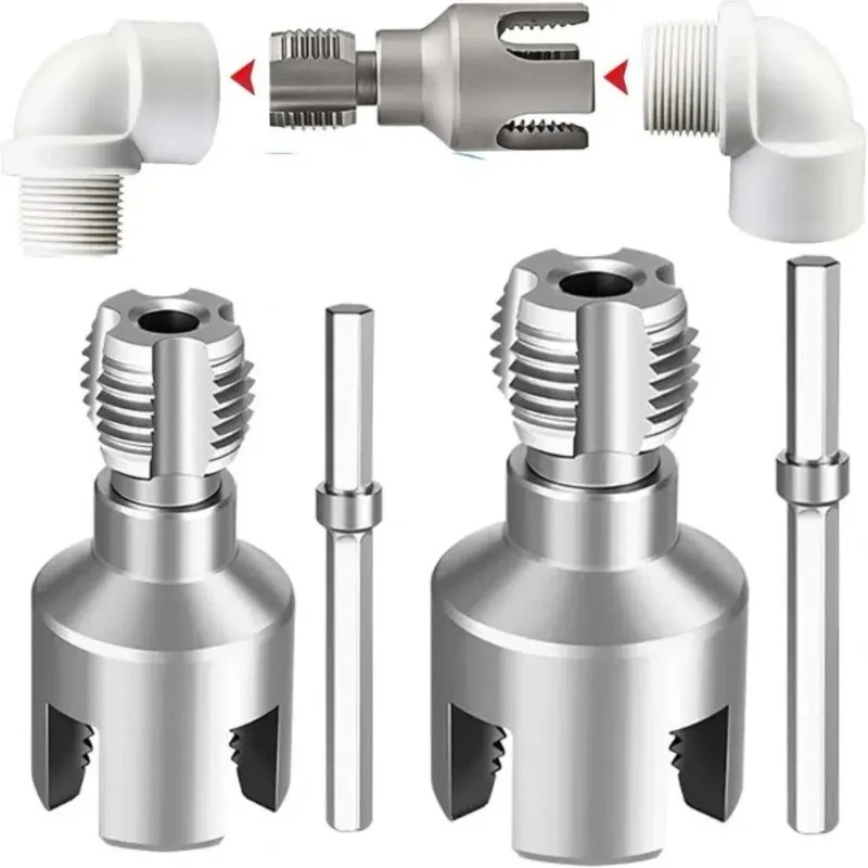 Home Improvement Cast - Kit Pembuat Ulir Pipa PVC Kompatibel