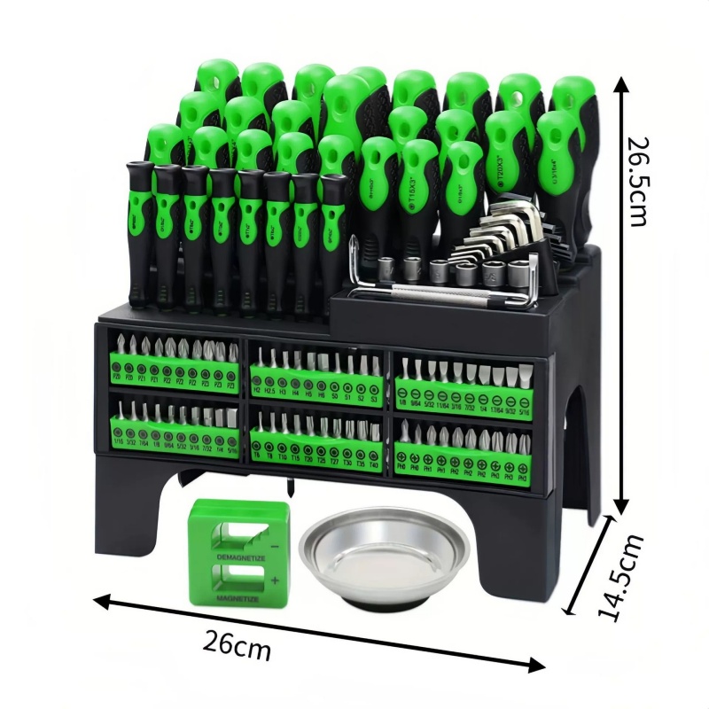 Home Improvement Cars - Set Obeng 118 Buah dengan Kotak