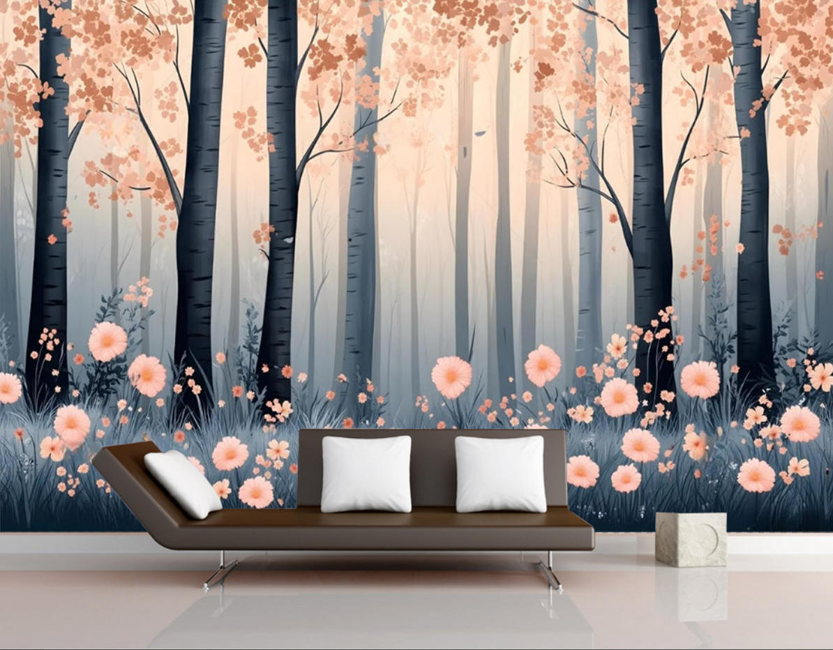 Home Improvement Background - Wallpaper Hutan Hijau Kustom untuk Dekorasi