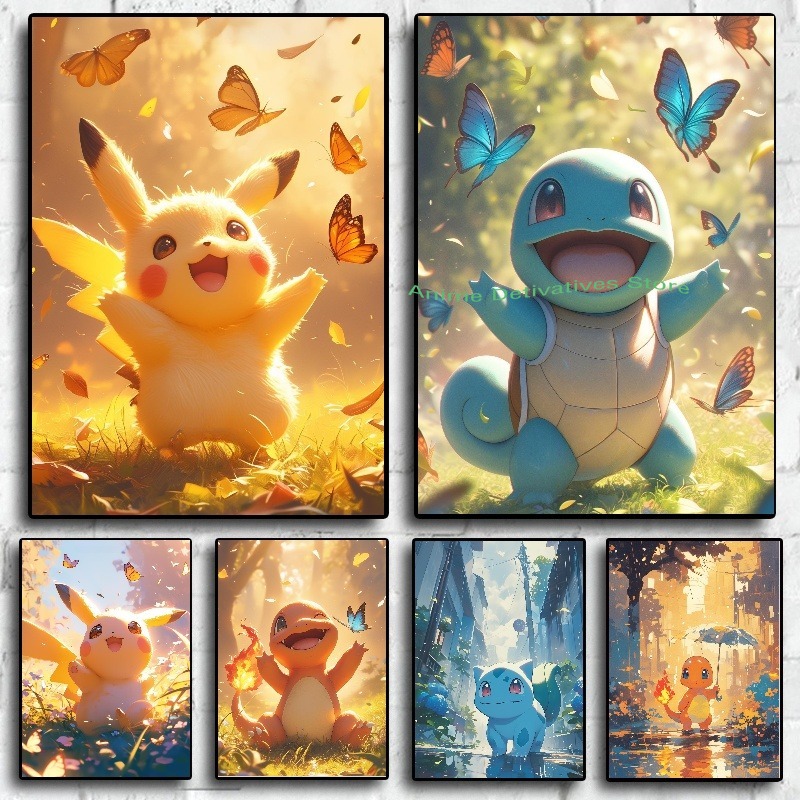 Home Improvement Tv Show - Figur Anime Hd Charizard Bulbasaur Squirtle