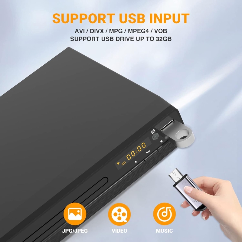 Pemutar DVD 1080P HD Pemutar D - Home Improvement Dvd ulasan dan harga