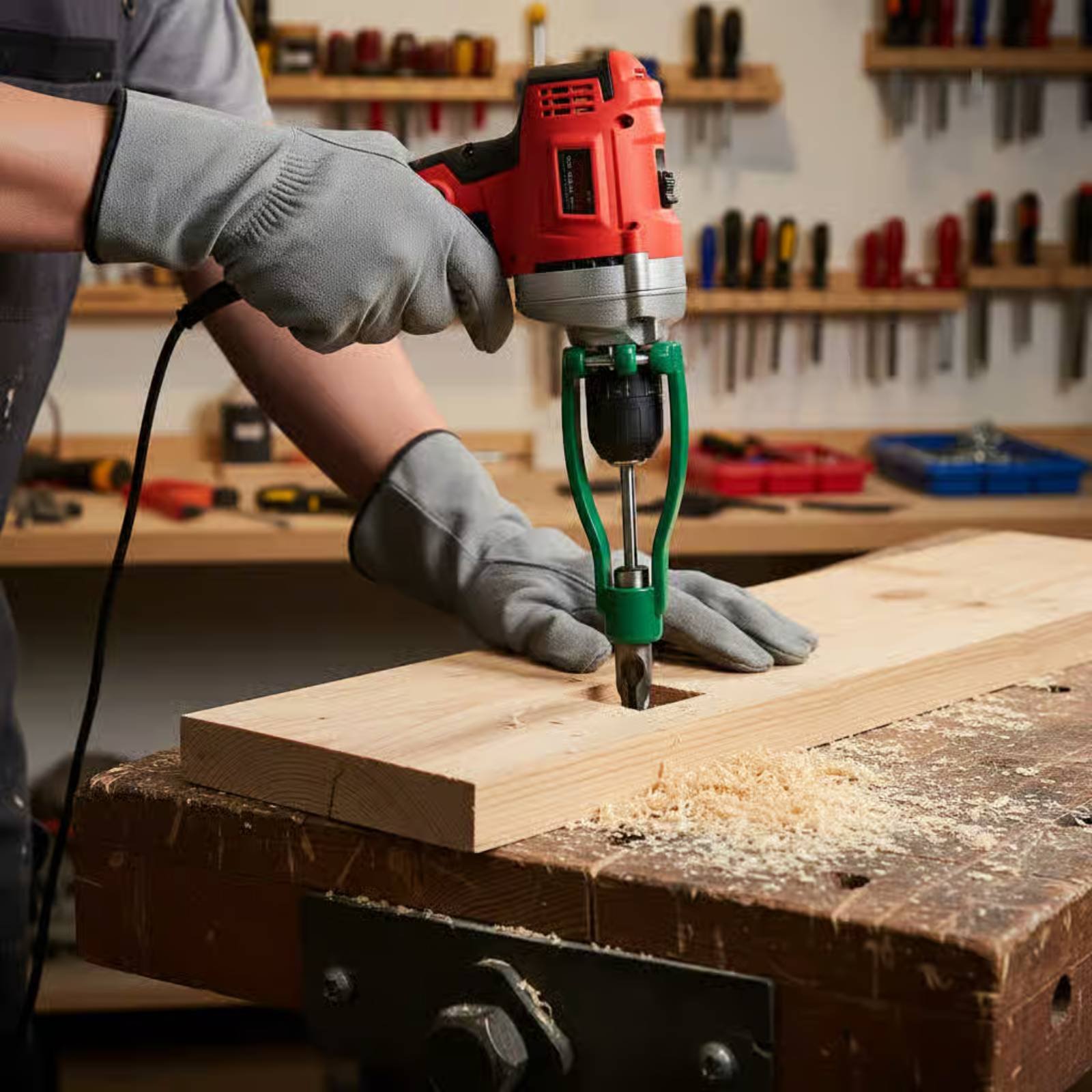 Adaptor Bor Lubang Persegi, Al - Home Improvement Cast ulasan dan harga