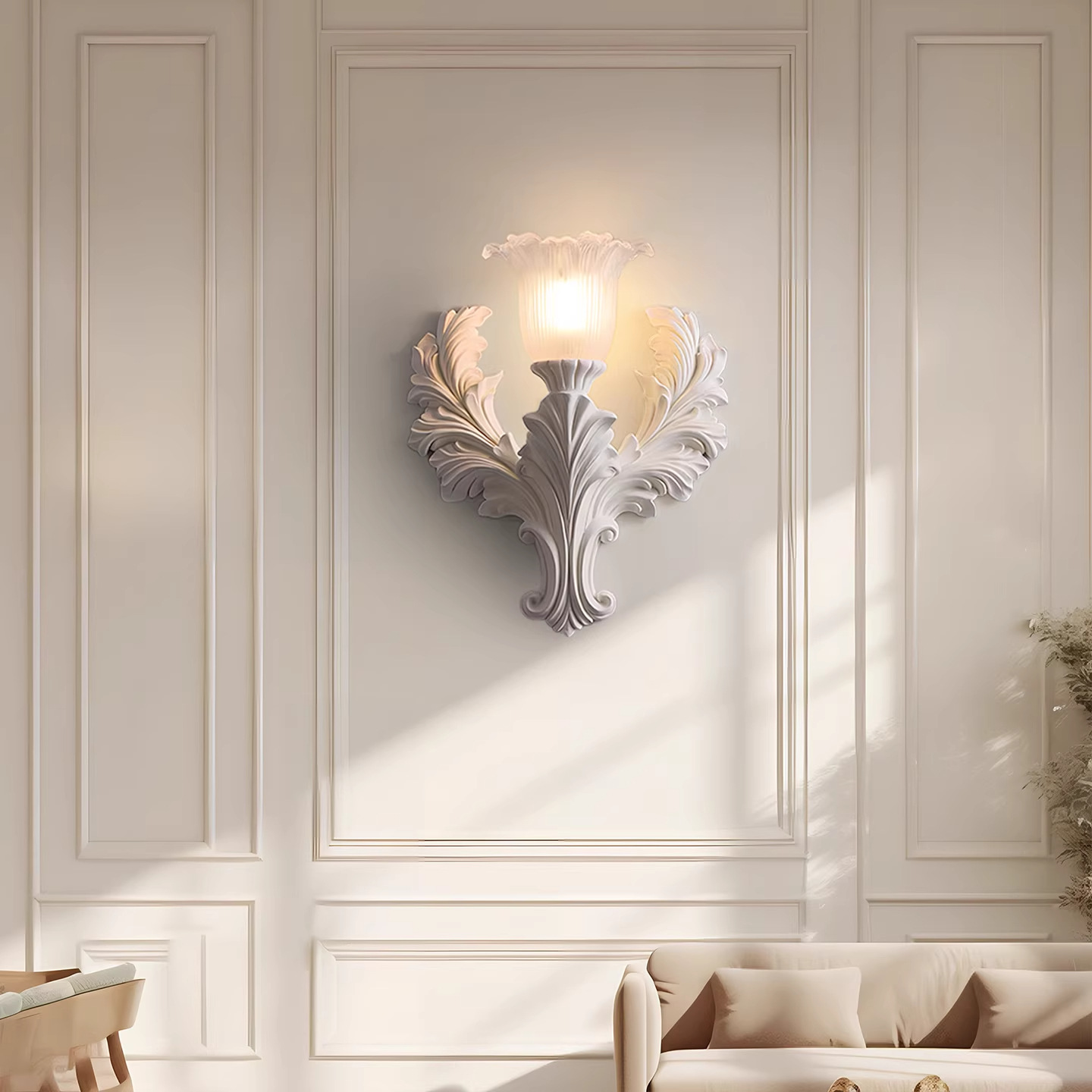 Lampu dinding ukiran bunga unt - Home Improvement Background ulasan dan harga