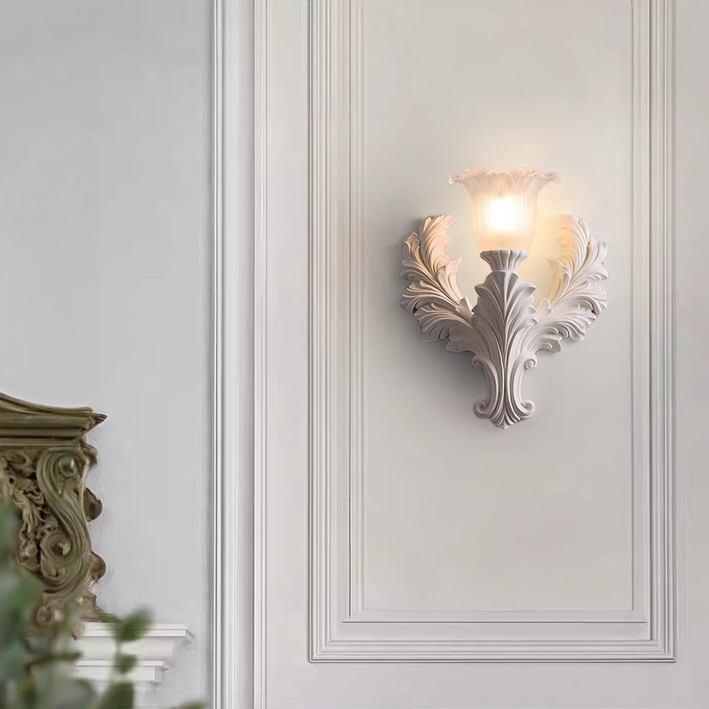 Lampu dinding ukiran bunga unt - Home Improvement Background ulasan dan harga
