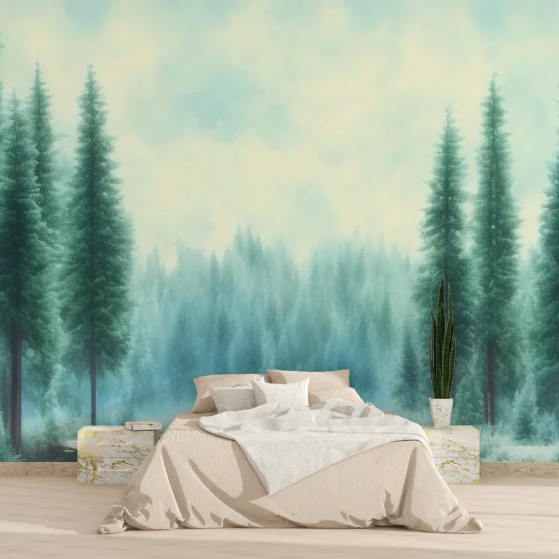 Wallpaper Hutan Hijau Kustom u - Home Improvement Background ulasan dan harga