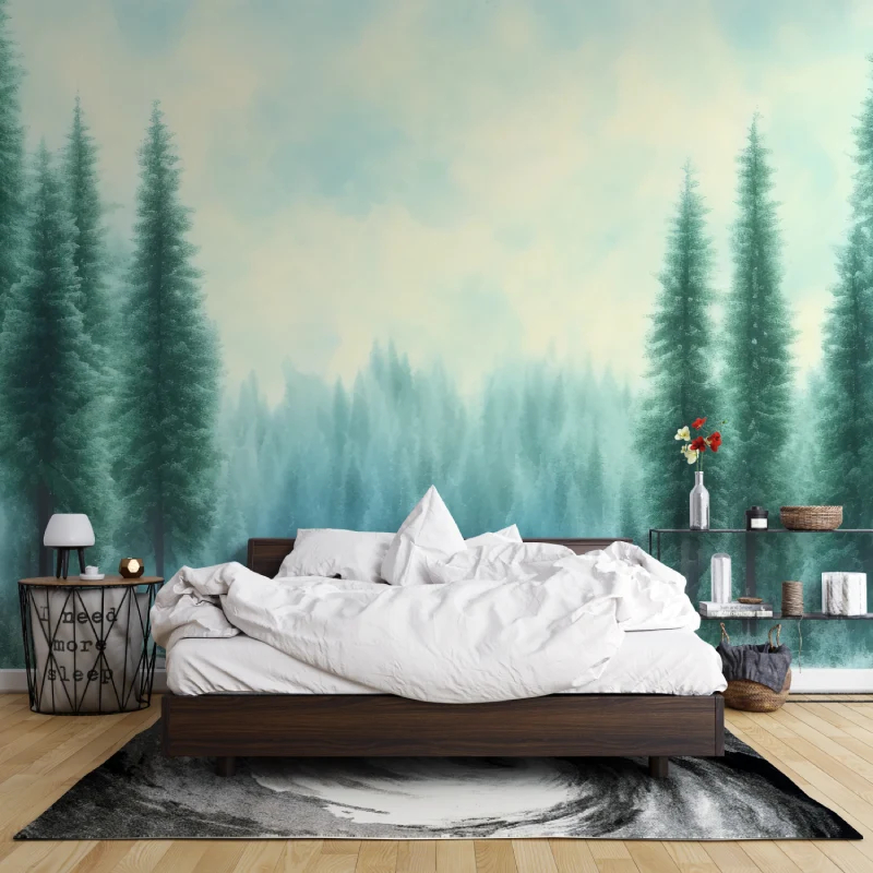 Wallpaper Hutan Hijau Kustom u - Home Improvement Background ulasan dan harga