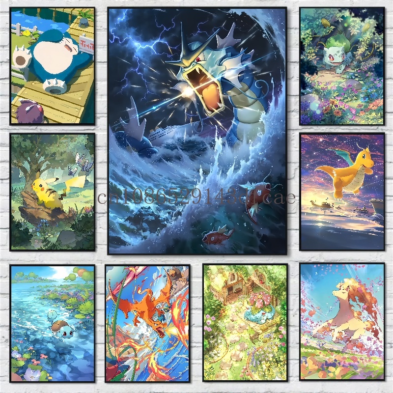 Pokemon Anime lukisan kanvas k - Home Improvement Tv Show ulasan dan harga