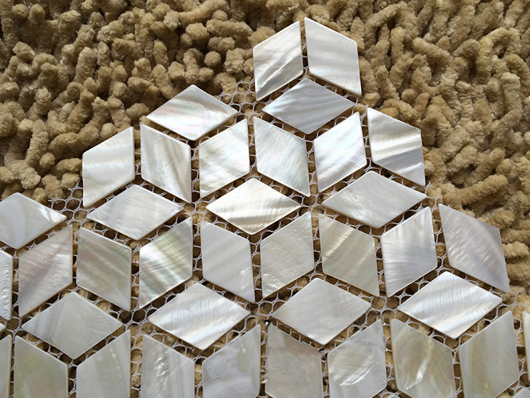 Ubin mosaik kerang putih berbe - Home Improvement Background ulasan dan harga