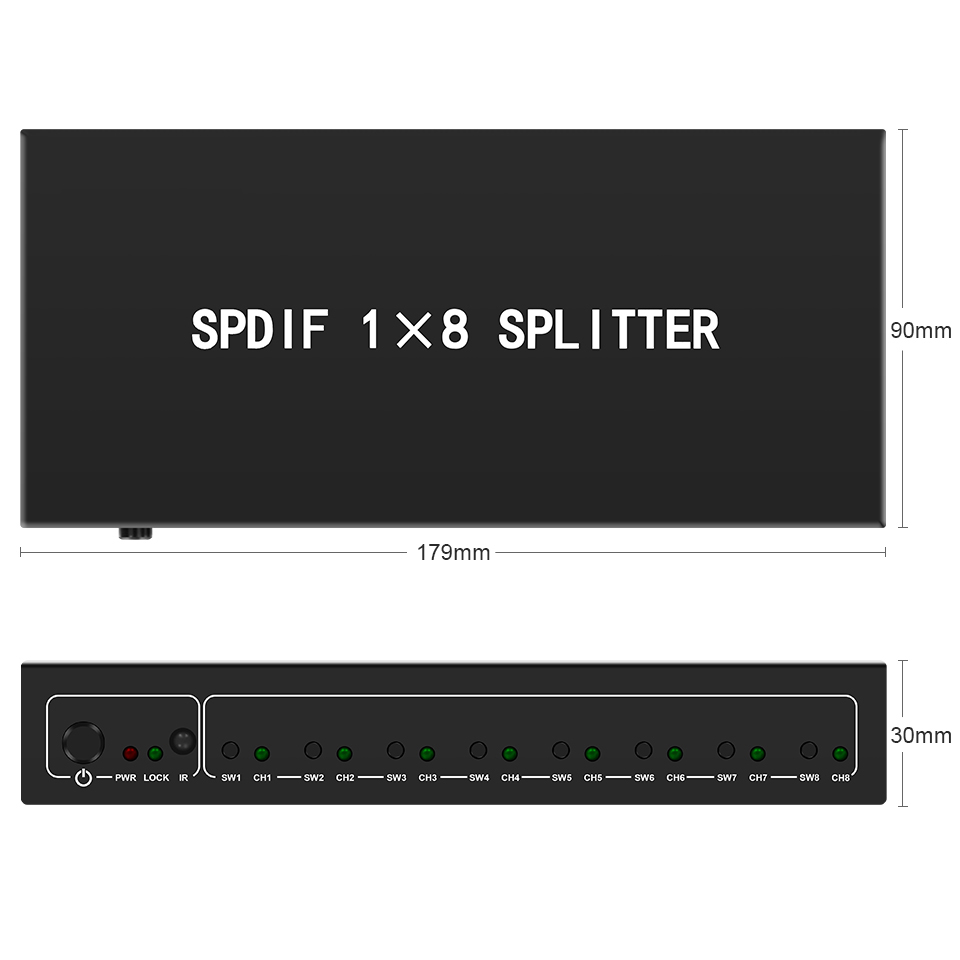 Pemisah Audio optik, 1 in 8 Ou - Home Improvement Dvd ulasan dan harga