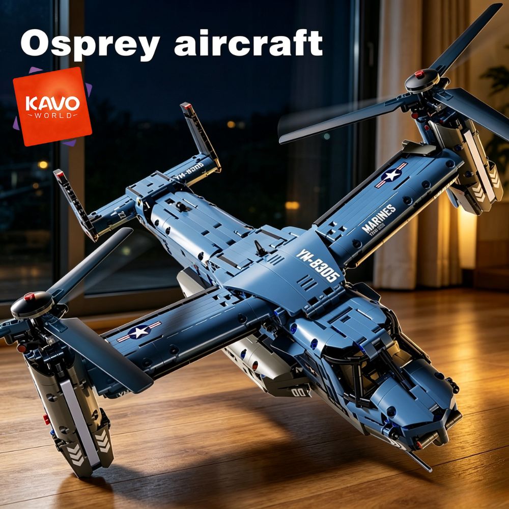 KAVOWORLD 1486PCS V-22 Osprey  - Home Improvement By ulasan dan harga